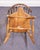 Pennsylvania House Solid Hard Rock Maple Colonial Early American Fiddleback Duxbury Windsor Dining Side Chair For Sale - Image 9 of 12