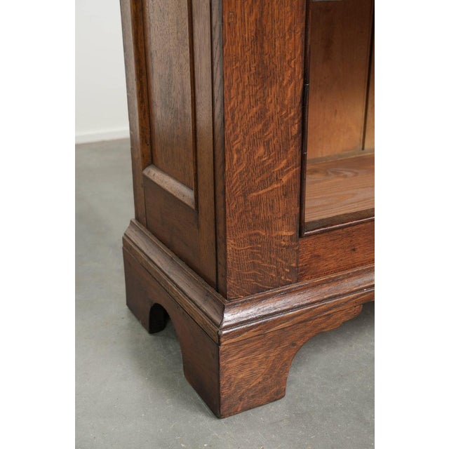 Antique Mid-19th Century English Oak Bookcase For Sale - Image 10 of 12