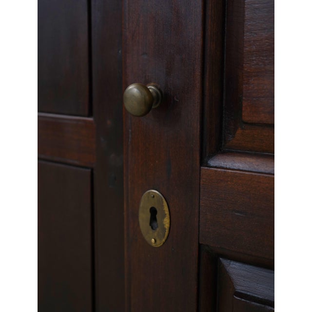 Period Antique 18th Century Pine Pa Dutch Step Back Cabinet For Sale - Image 9 of 18