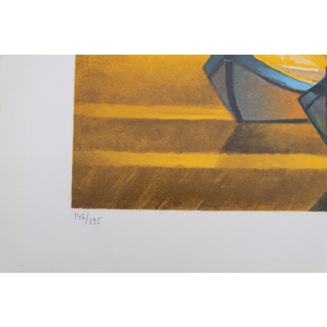 Louis Toffoli: Boats at Sunset, Lithograph For Sale - Image 7 of 9