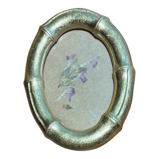 Vintage Miniature Botanical Flower Specimen, Framed For Sale