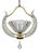 Vintage Murano Chandelier by Barovier & Toso, Italy, 1930s For Sale