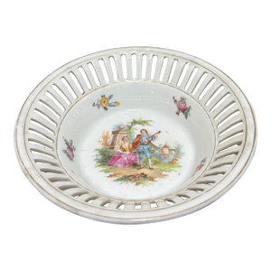 Vintage Schumann Bavaria Reticulated Porcelain Bowl