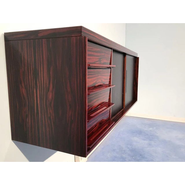 Mid-Century Italian Macassar Ebony Sideboard, 1950s For Sale - Image 9 of 18