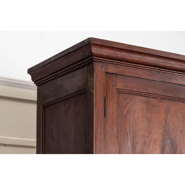 Wood Large 19th Century French Monastery Pine Cabinet, 1890 For Sale - Image 7 of 15