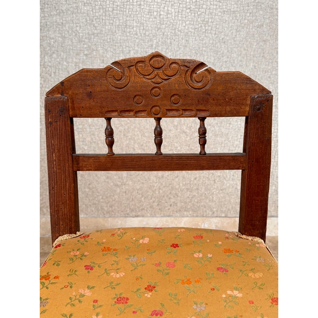 Early 1900s Handmade Vintage California Mission-Style Children's Chairs Pair For Sale - Image 11 of 12