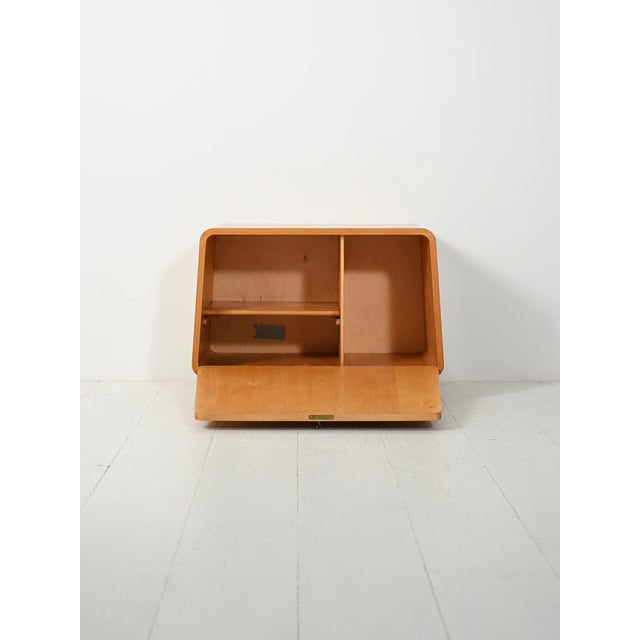 Scandinavian Sideboard in Inlaid Elm, 1940s For Sale - Image 3 of 13