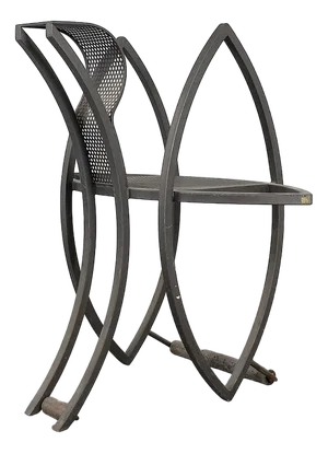 Sculptural Iron Chair, 1970s
