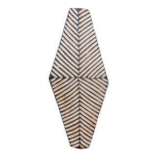 Hand Carved African Wooden Shield Wall Art For Sale