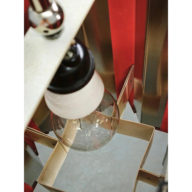 Vintage Space Age Pendant Light by Napako, Czechoslovakia, 1960s For Sale - Image 3 of 15