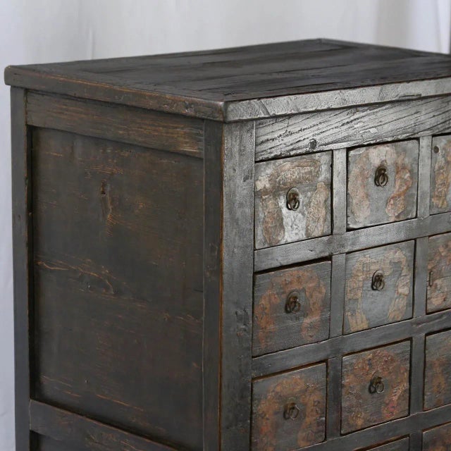 Asian Antique 19th Century Chinese Apothecary Cabinet For Sale - Image 3 of 12