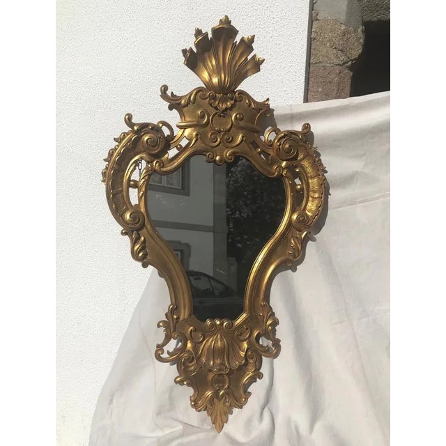 Antique D. João V Chestnut-Framed Mirror For Sale - Image 6 of 7