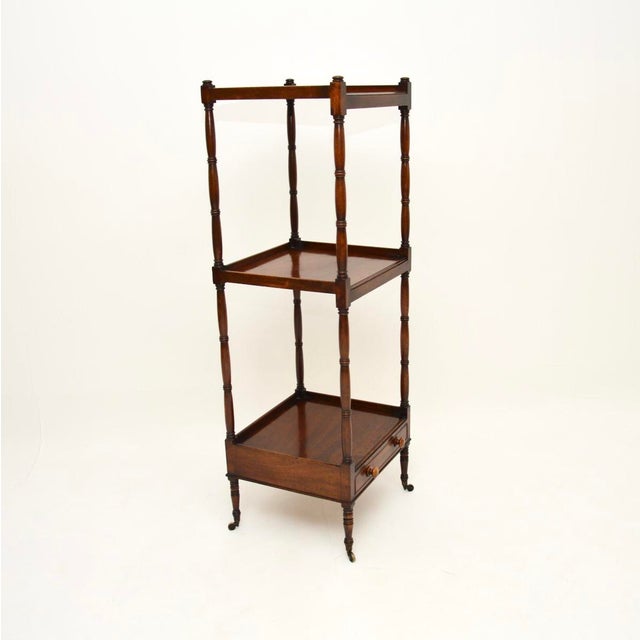 Antique Georgian Whatnot Stand, 1810s For Sale - Image 4 of 11