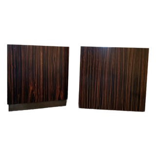 Pair of Banks Cube End Tables For Sale
