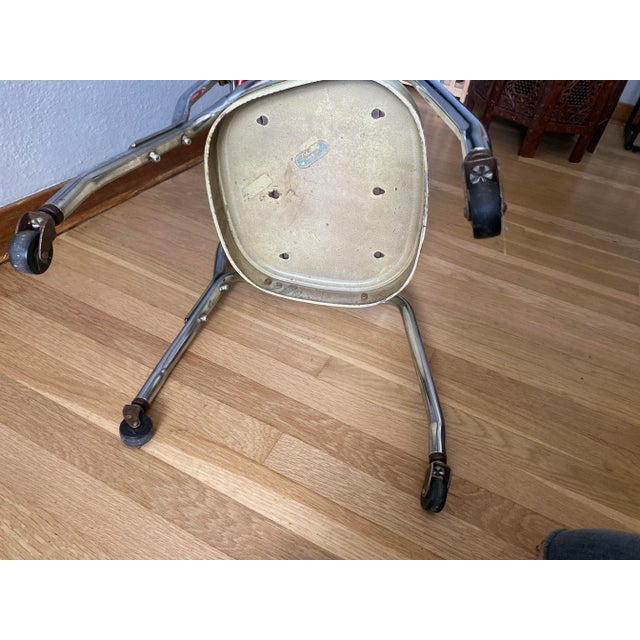 Metal Mid 20th Century Westinghouse Rolling Mangle Ironer Chair For Sale - Image 7 of 11