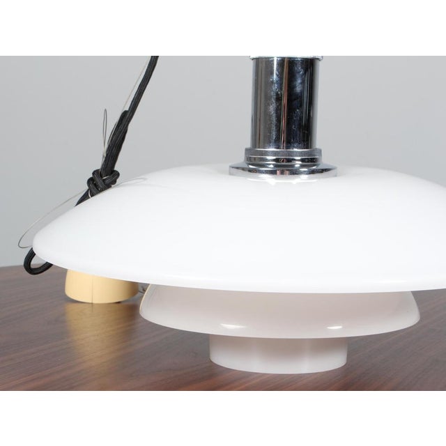 Louis Poulsen Pendant Light in Opal Glass by Poul Henningsen for Louis Poulsen, 2000s For Sale - Image 4 of 7