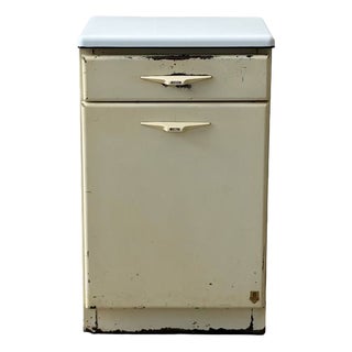 Industrial Steel Sheet Chest of Drawers by R. Daurat, France, 1950s For Sale