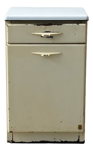 Industrial Steel Sheet Chest of Drawers by R. Daurat, France, 1950s