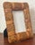 Late 20th Century Vintage Jute and Rattan Frame With Glass For Sale - Image 5 of 6