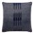 PESHTEMAL Cotton Ikat Pillow, Navy For Sale