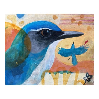 “Jays Make My Days 2” Bird Art LWren Walraven For Sale