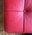 Mid-Century Modern Authentic Design Within Reach Barcelona Stool – Red Tufted Leather & Chrome X‑Base For Sale - Image 3 of 16