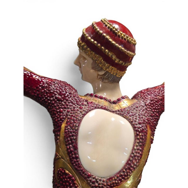 D. H. Chiparus, Art Deco Sculpture of a Gymnast, Bronze on Onyx Base, 1930s For Sale - Image 11 of 12