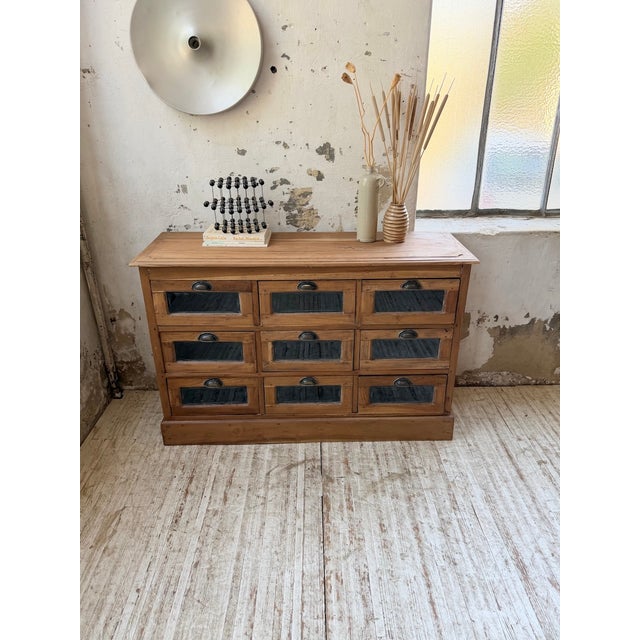 Walnut Seed Merchant Sideboard, 1950 For Sale - Image 14 of 18