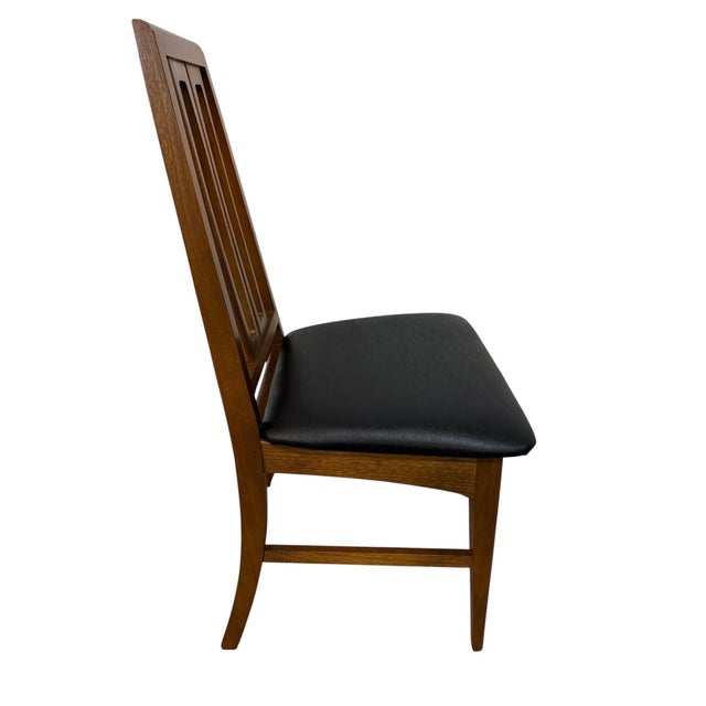 Mid-Century Modern Young MFG Co. Walnut Dining Chairs - Set of 6 - Restored! For Sale - Image 9 of 10