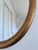 Vintage Oval Giltwood Beveled Mirror – Hollywood Regency, Belgium, 1970s For Sale - Image 6 of 9