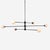Not Yet Made - Made To Order Three Tier Chandelier, Black, 81.5in H, 3 Inch Glass Globes, by Research.Lighting, Modern, Minimal Hanging Light For Sale - Image 5 of 10