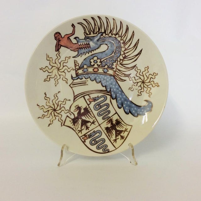 Plates by Piero Fornasetti for Alfa Romeo, 1970, Set of 3 For Sale - Image 4 of 8