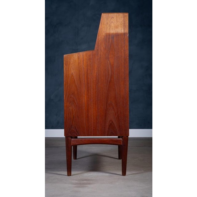 Brown Mid-Century Danish Teak Secretary, 1960s For Sale - Image 8 of 11