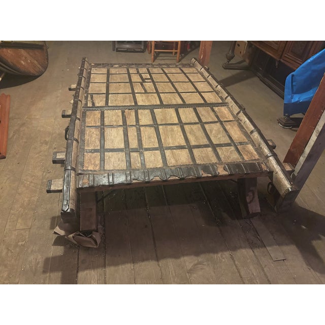 Rustic 1940s Solid Wood Hutch For Sale - Image 3 of 4