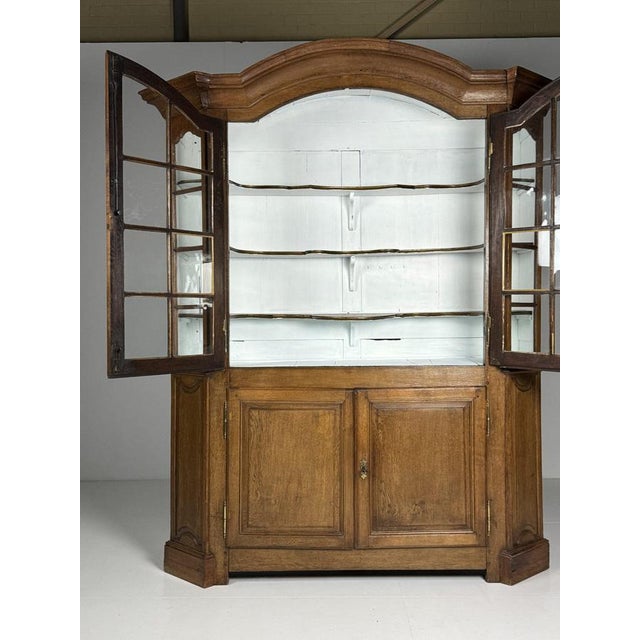 Belgian Oak Display Bookcase For Sale - Image 6 of 18