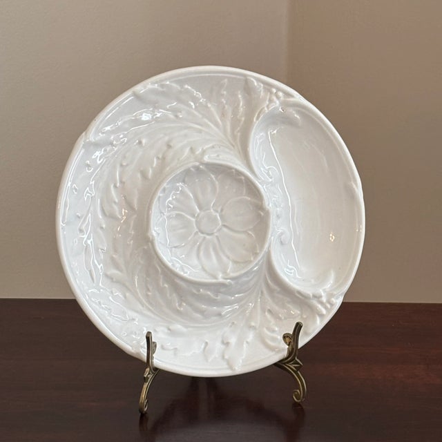 Mid-20th Century Gien, France Artichoke Serving Dish For Sale - Image 10 of 18