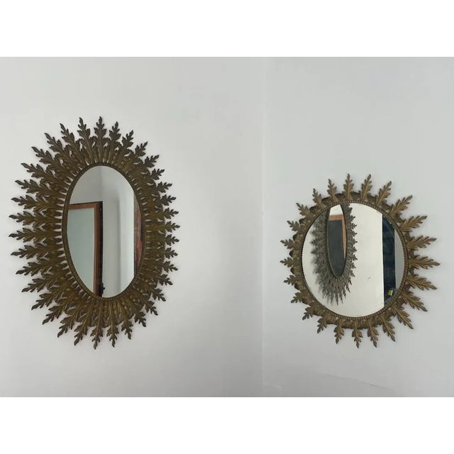 Italian Sun Mirror, 1950s For Sale - Image 7 of 11
