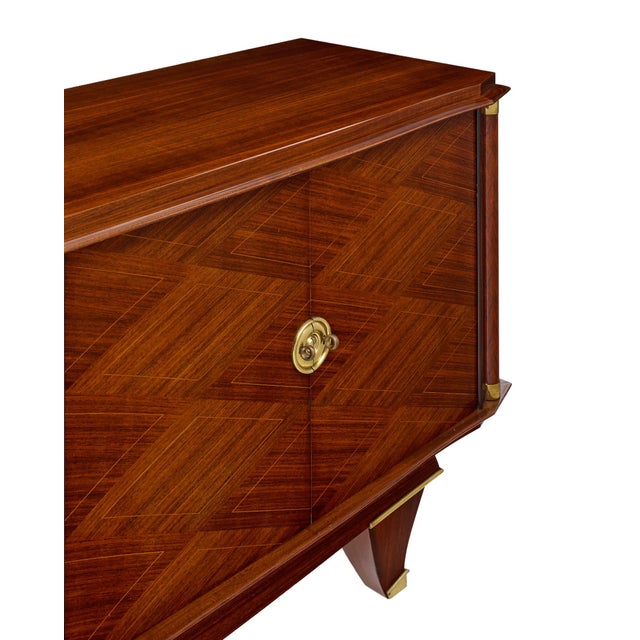 1940s Vintage French Art Deco Period Buffet, Rosewood, Circa 1940 For Sale - Image 5 of 9
