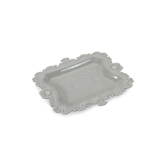 Ornate Embossed Decorative Tray (Set of 3) For Sale In Chicago - Image 6 of 6
