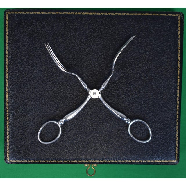 Black Mid 20th Century Abercrombie & Fitch English 5 Piece Cocktail Barware Box Set For Sale - Image 8 of 12