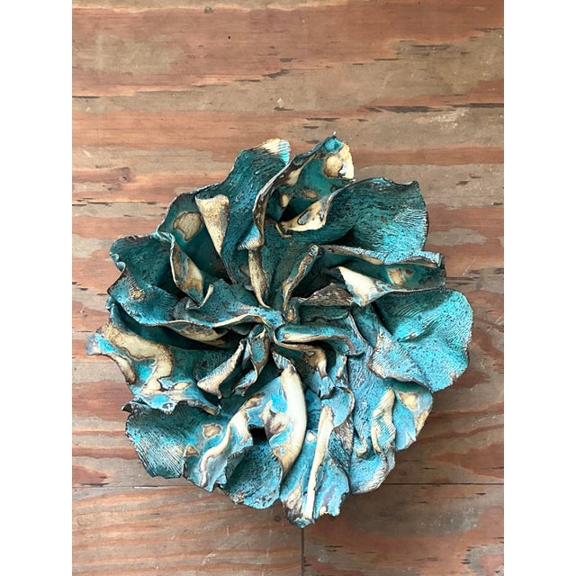 Late 20th Century Vintage Boho Slab Built Studio Pottery Bowl For Sale - Image 5 of 8