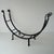 Mid-Century Modern Mid to Late 20th Century Forged Wrought Iron Log Holder For Sale - Image 3 of 9
