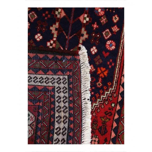 Pasargad Fine Hand Knotted Persian Abadeh Rug For Sale - Image 4 of 4