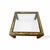 Wood Acid-Etched Brass & Glass Coffee Table, C. 1960s–1970s For Sale - Image 7 of 16