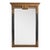 Regency Style Black & Gold Mirror W. Lion Heads For Sale