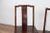 Chinese Elm Dark Patina Scholar's Ceremonial Chairs - a Pair For Sale - Image 11 of 13