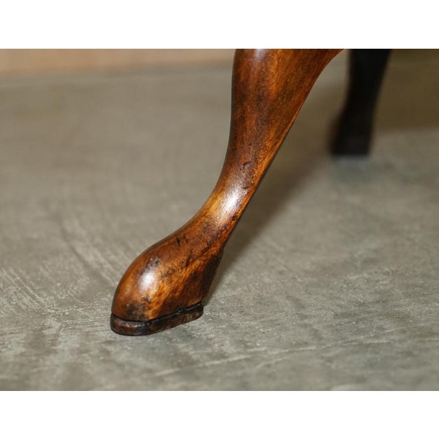 Turned Hardwood Tripod Lamp Side Table For Sale - Image 12 of 16