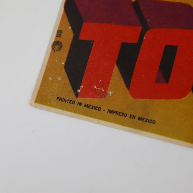 Mexican 1950s Fantastic Collection of 8 Original and Rare Mexican Wrestling Movie Posters For Sale - Image 3 of 10