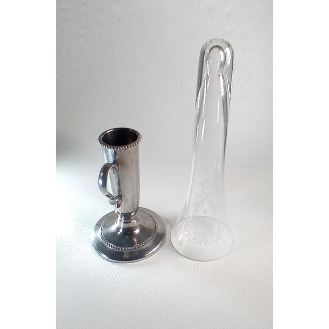 French Early 20th-Century Art Nouveau "Violetero" (Bud Vase) For Sale - Image 6 of 6
