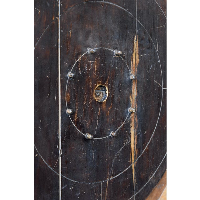 Wood Antique Folk Art Crokinole Game Board, Circa Early 20th Century For Sale - Image 7 of 17